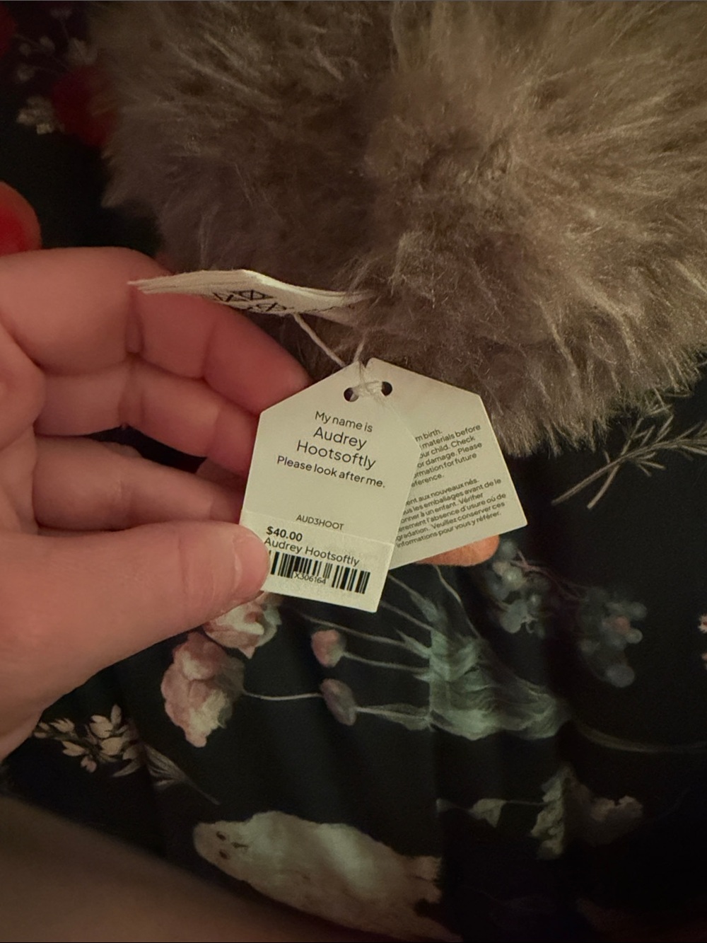 Jellycat Owl Plush with Sleep Mask - Picture 4 of 4